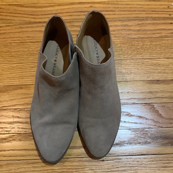 Lucky brand fenley suede booties - Picture 3 of 9